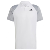 Футболка поло Adidas White Grey
